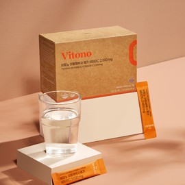 Bitono [Start the day SET] 1 vitamin C powder 2000mg (90 packets) + 1 premium protein (10 packets) / [하루시작 SET] 비타민C 분말 2000mg(90포) 1개 + 프리미엄 프로틴(10포) 1개