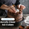 FEIQIAO Transparent Artificial Ice Cubes Plastic Ice Stone Diamond Crystals