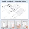 DEWENWILS Wireless Light Switch and Receiver Kit, 10A/1200W, No in-Wall