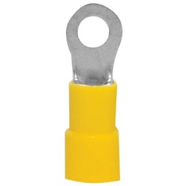 INSTALL BAY YVRT14 Vinyl Ring Terminal (12 - 10 gauge; 1/4"; 100 pk)