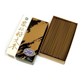 家庭用線香 家伝 好文木 短寸 徳用大型箱(箱寸法15×9.5×4cm)◆秘伝の崇高な香りのお線香(梅栄堂)