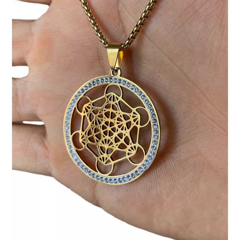 TENDER LIHOME Dije Collar Metatron Arcángel Sello De Protección Espiritual