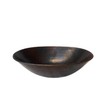 17" Oval Hand Forged Copper Vessel Bathroom Sink