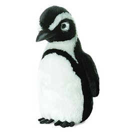 AURORA Mini Flopsies African Penguin 8In 31162 Black/White