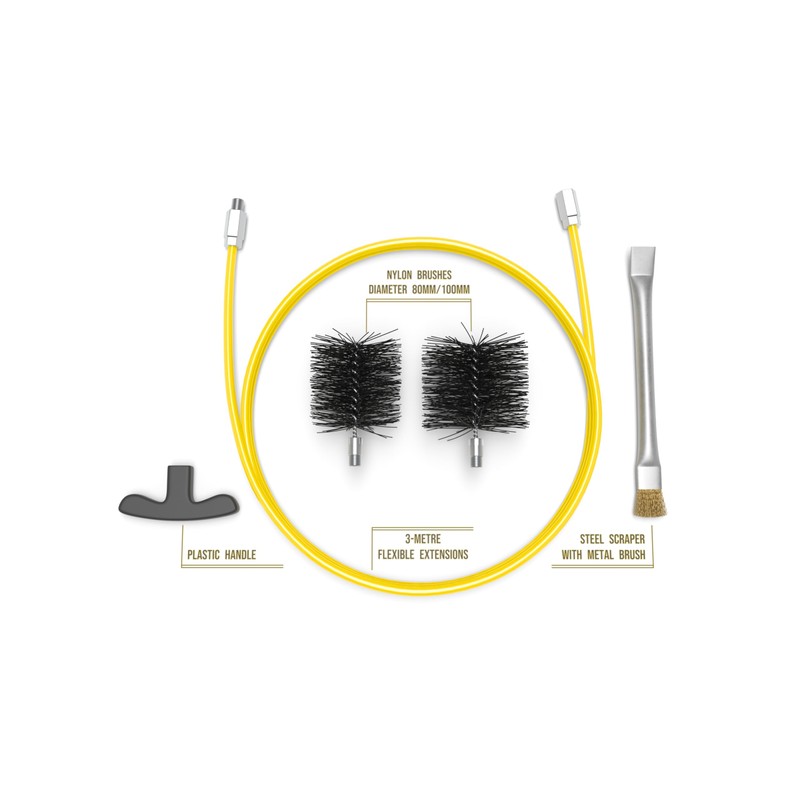 HANSA Pellet Stove & Stove Cleaning Kit - 3 Metre