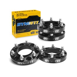 dynofit 6x5.5 Wheel Spacers 1 Inch for 2024-2025 Tacoma, 2022-2025 Tundra, 6x139.7 Wheel Adapter with M14x1.5 Studs, 95.2mm Bore Hub-Centric Forged Spacer for Toyota 2023+ Sequoia, 2024+ Land Cruiser