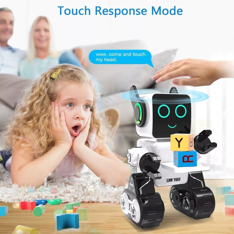 Unbranded Intelligent RC Robot with Programable Voice Music Dance Remote
