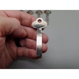 Yale 5x Yale R381 1/2 1-1/2" Key Blanks Flat Steel USA Made Vintage NOS