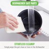 GreenLife Digital Rice Cooker, 2-Cups Uncooked/4-Cups Cooked, Removable Nonstick Ceramic