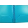 León 2-Pocket Carpeta de plástico con sujetadores, 1 carpeta, 1