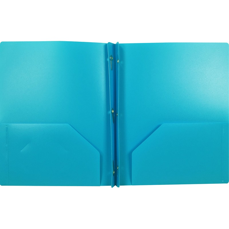 León 2-Pocket Carpeta de plástico con sujetadores, 1 carpeta, 1