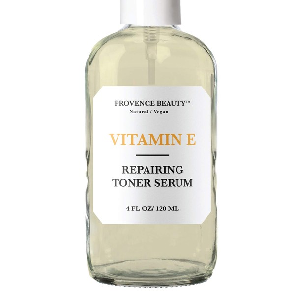 Provence Beauty | Reparing Vitamin E Toner Serum For Face + Setting Spray | Enhanced with Green Tea & Aloe Vera | 4 FL OZ