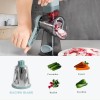 Unbranded Rotary Cheese Grater with Hand Crank & 3 Blades