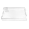 Acrylic Fruit Towel Tray Lightweight Breakfast Cheese Serving Tray with