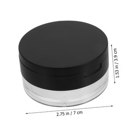 BIUDECO Elastic Net Sifter Travel Case 2pcs Makeup Box Empty Case Compact Lightweight for Daily Travel