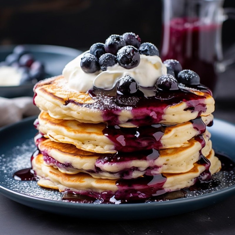 Blueberry Pancake & Waffle Mix Bundle by Vicky Cakes -