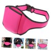 Kisangel 3pcs Mic Belt Adjustable Waist Pouch for Fitness Neoprene