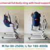 doudouX Patient Lift Sling, Fullbody/univesal Sling with Solid high-Back, Head/Neck/Back/Butt
