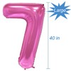 Tellpet Number 7 Balloon, 7th Birthday Party Decorations Sign for