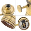 RTNLIT Brass Lamp Socket, Vintage Edison E26/E27 Bulb Light Socket