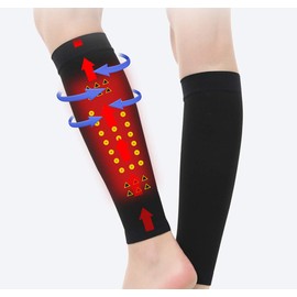 FakeFace Calf Support, Graduated Pressure, Thin Compression Socks, Cold Retention, Ankle Support, Calf Sleeve, Tightening, Beautiful Leg Stockings, Summer, Air Conditioning, Heat Retention, Leg Warmers, Running, Climbing, Sports, Standing Work, Shin Supp
