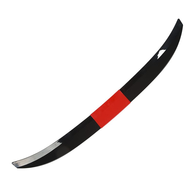 Acouto Universal Rear Trunk Lid Wing Spoiler, Glossy Black, Improve