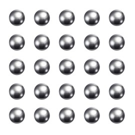 QUARKZMAN Precision Balls 1/4 Inch Diameter 440C Stainless Steel G25 for Bearings Pack of 60