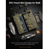 TACTICAL GEEK Storage A2 L Pouch Organizer, Nylon Handheld Wallet,