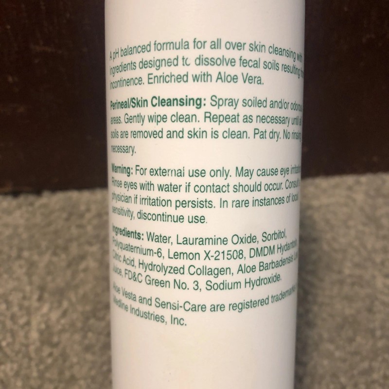 Aloe Vesta Perineal Skin Cleanser w/ Collagen & Natural Botanical,