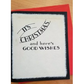 Unbranded Antique Christmas to my Father Dad Card  NOS early 1900s