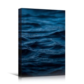 SIGNWIN Canvas Wall Art Calm Seas Beach Beach Blue Coastal Cool Photography Relax/Calm - 24x36 inches