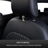 LSBS Cow Print Car Seat Back Kick Protectors,2 Pack Kick
