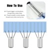Pinch Pleat Curtain Hooks, 4 tine pin curtain hook made