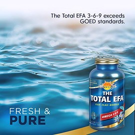 Health From The Sun, The Total EFA Maximum Omega 3-6-9, 180-Count