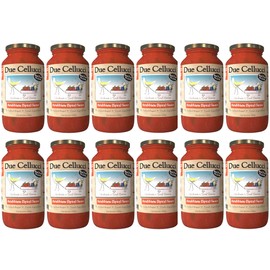 Due Cellucci Tomato Sauce (Arrabbiata (Spicy), Pack of 12)