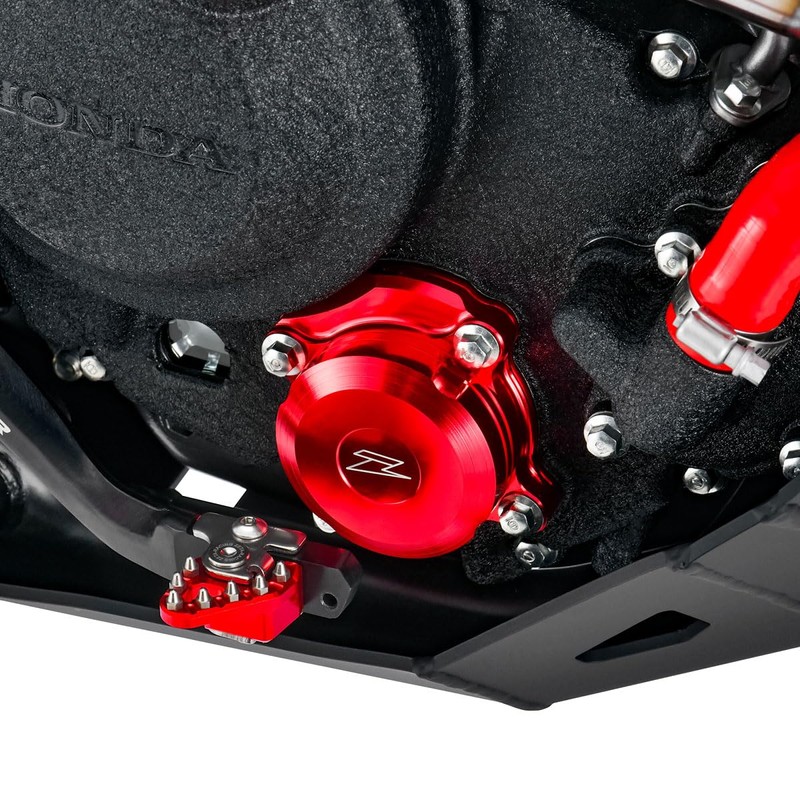 ZETA Oil Filter Cover Red ZE90-1023