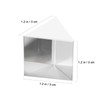 4 Pcs Crystal Optical Glass Prism, 30mm Triangular Prism for