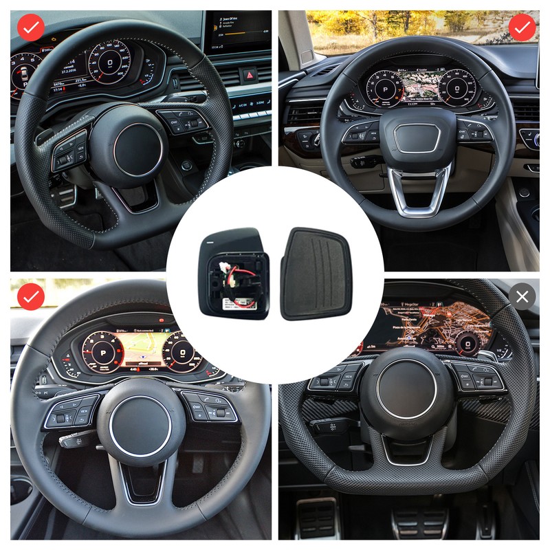 Pair Aluminum Alloy Paddle Shifter Extension for A3 8V A4