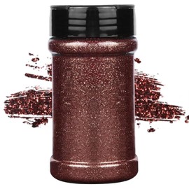 TORC Brown Fine Glitter 4 oz Glitter Powder for Tumblers Resin Crafts Slime Cosmetic Nail Painting Festival Decoration