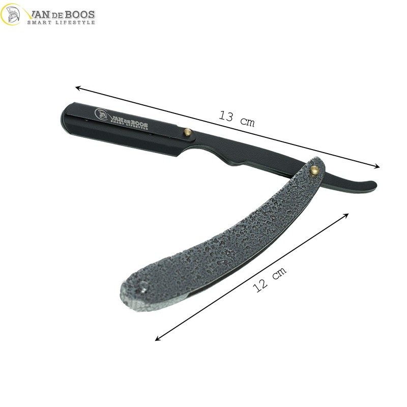 Van De Boos Premium Shavette Razor with 100 Razor Blades