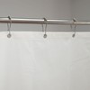 YISURE Beige Cotton Shower Curtain 72x84 Inch, Natural Extra Long