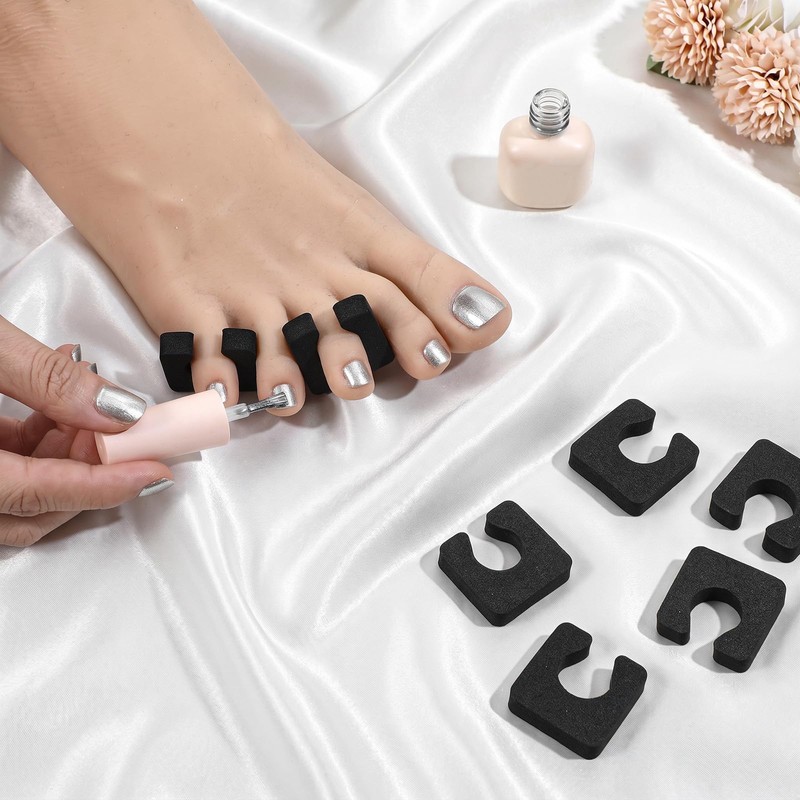 1000 Pcs Individual Toe Separators Bulk, Soft EVA Foam Toes