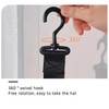 ASEANAO Closet Hanging Cap Organizer,Closet Hook Cap Holder Hat Storage