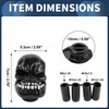 INFINAUTO Skull Shift Knob, 7cm Universal for Automatic and Manual
