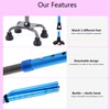 LIXIANG Quad Cane,Walking Cane with 4-Pronged Base for Extra Stability,Foam
