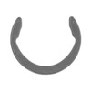 10PCS Retaining Clip Rings, High Carbon Steel Snap Rings, Rubber