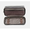 Prime Hide Soft Brown Leather Zipped Bottom Wash Bag Toiletry