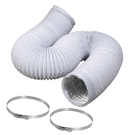 USAMILY 4 Inch Dryer Vent Hose- 10FT Long Exhaust Air Hose for Grow Tents, Dryer Rooms,Kitchen Ventilation