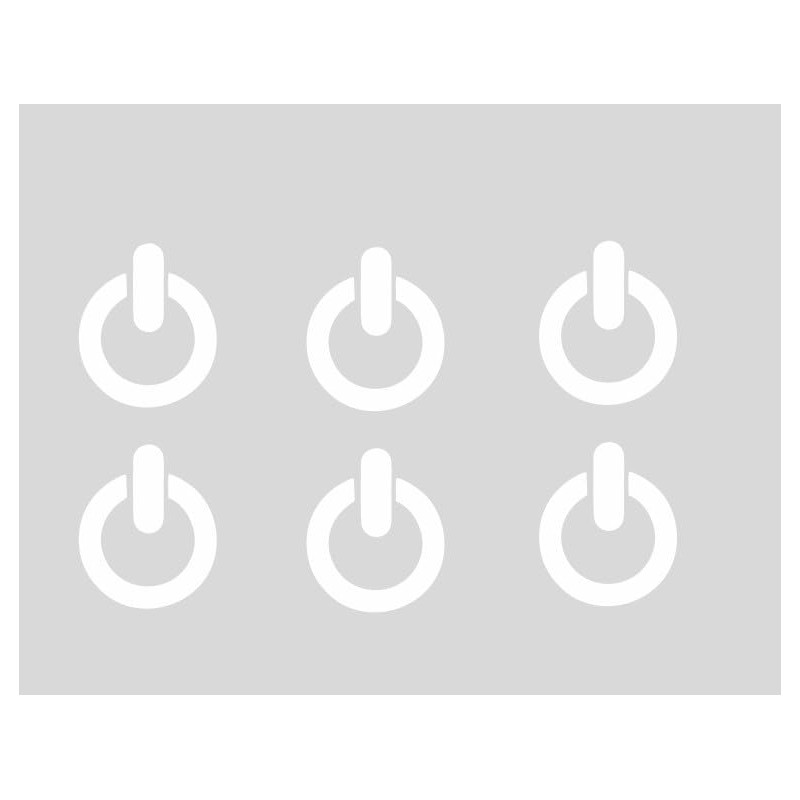 Verkauflade by Chr/Su Power Symbol Sticker Decal Switch Sticker On