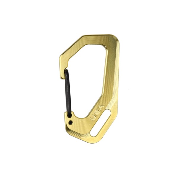Trayvax Carabiner - 1 Ounce, CNC-Machined, Rugged Wire Gate, USA